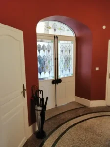 Vitrail Art Déco atelier Chanel Biarritz