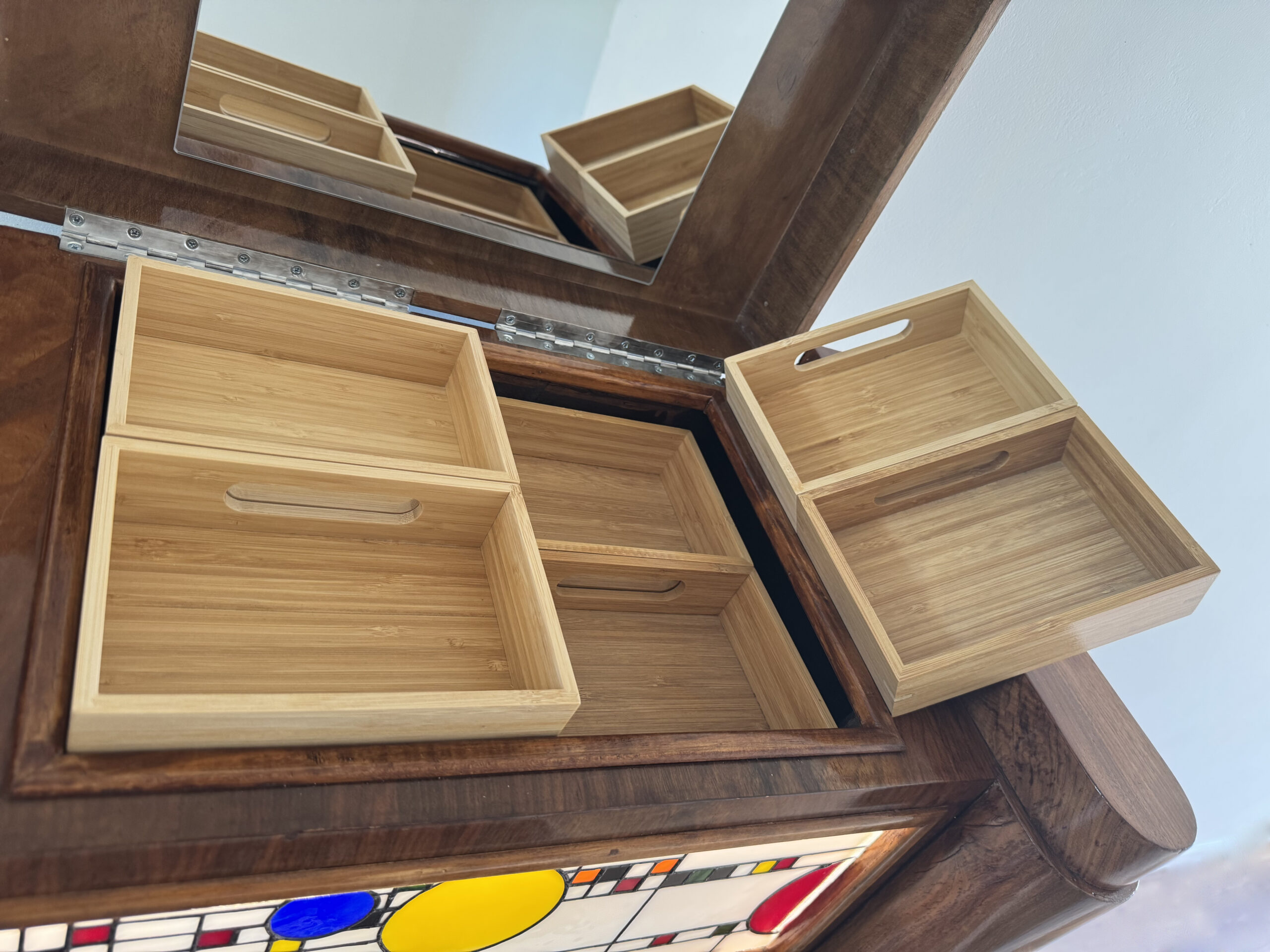 L'Ecrin lumineux Vitrail Tiffany à bijoux, à lettres, à secrets…. à TRESORS ! – Image 9