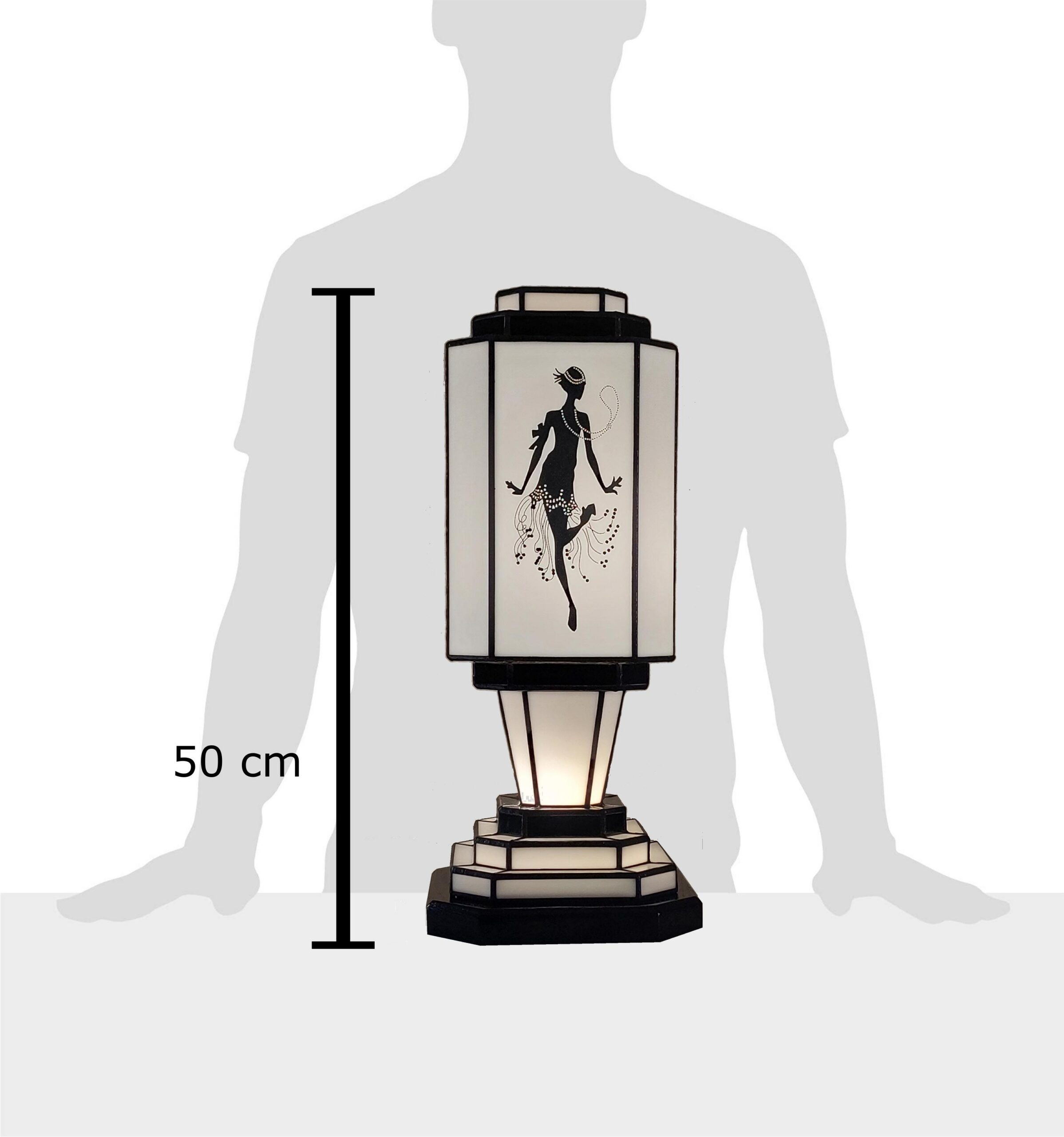 Lampe Art Déco Vitrail Tiffany Charleston – Image 11