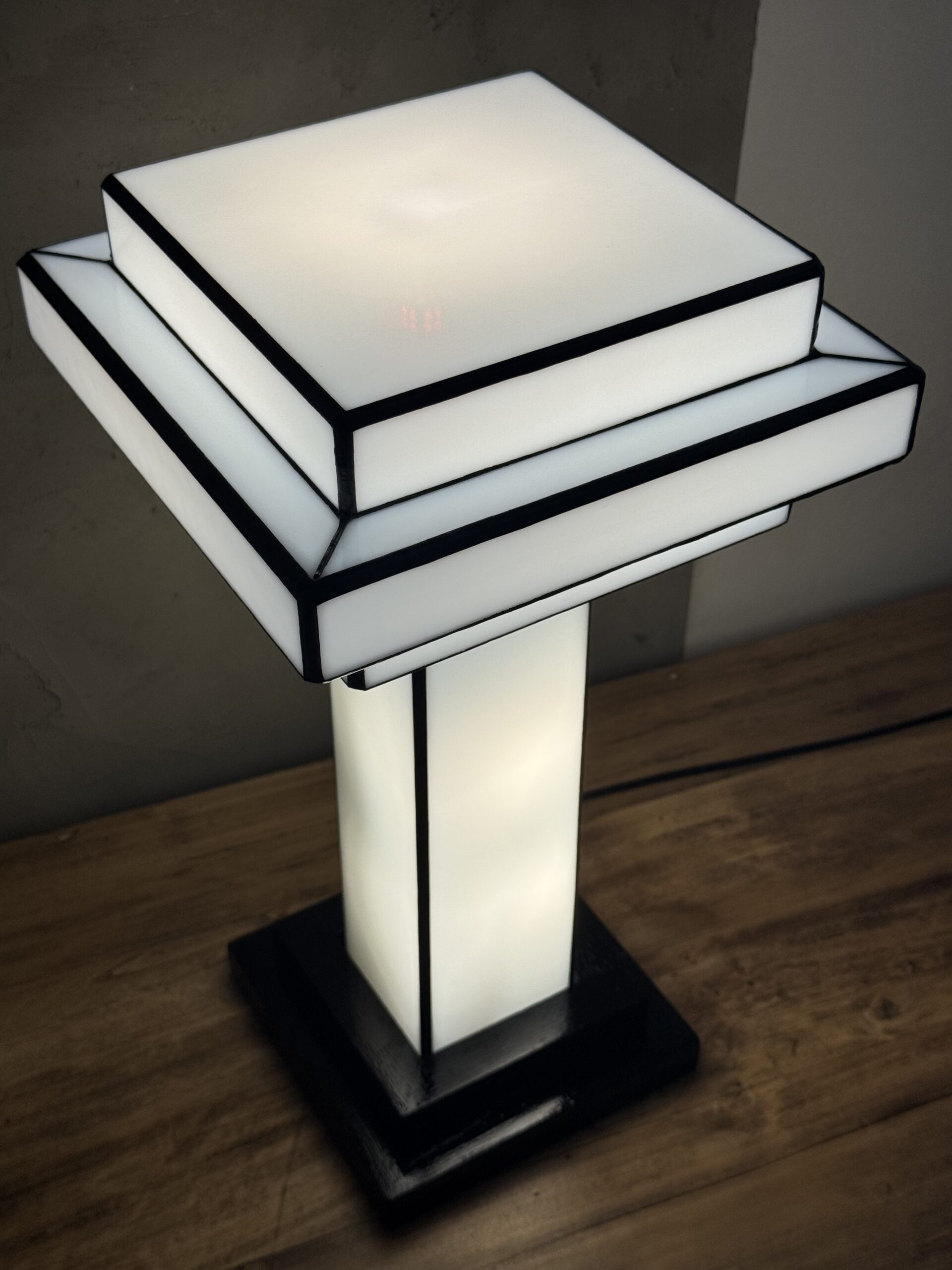 Lampe Art Déco Vitrail Tiffany Simplissime XL – Image 6