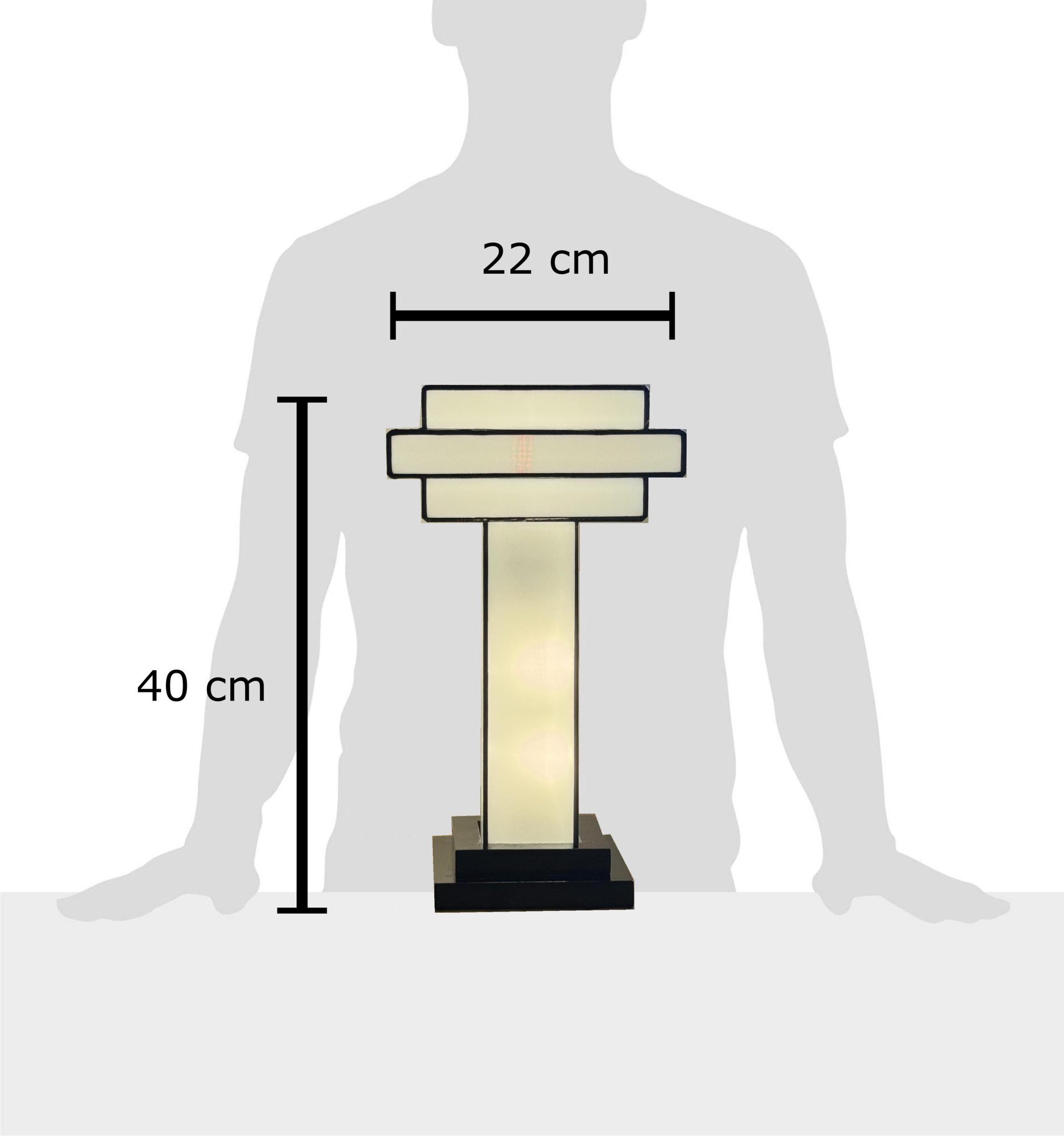 Lampe Art Déco Vitrail Tiffany Simplissime XL – Image 8