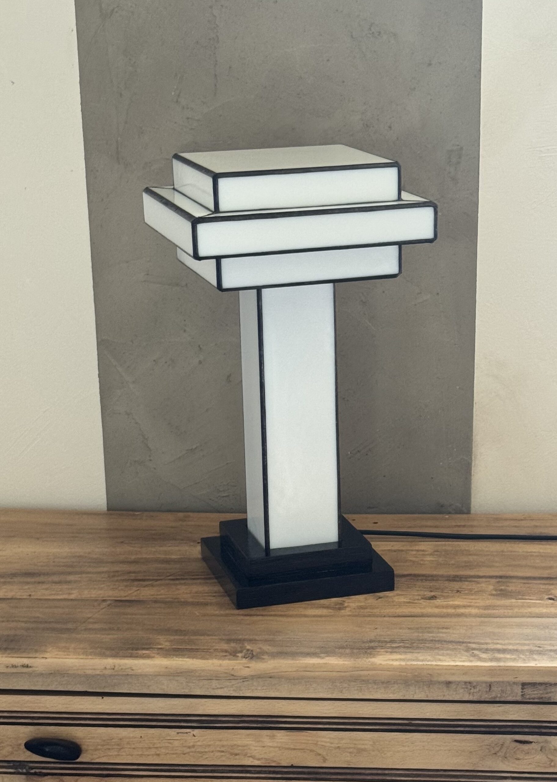 Lampe Art Déco Vitrail Tiffany Simplissime XL – Image 5